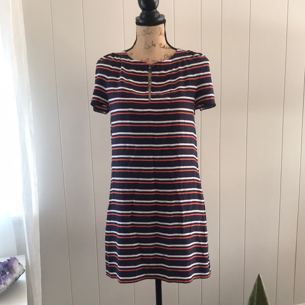 JCrew striped dress. Size 2. Super cute!!!!!
